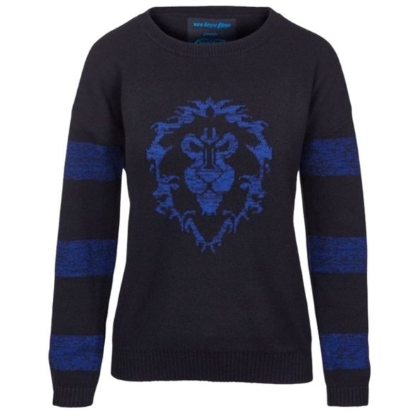 WeLoveFine World of Warcraft Alliance Sweater NWT - Picture 1 of 6